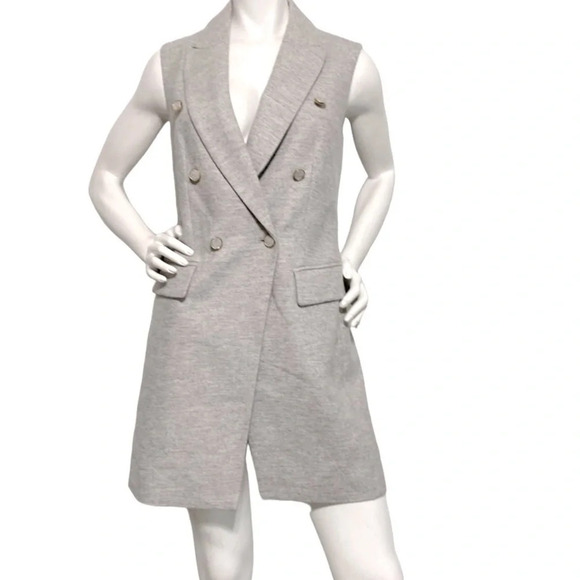 Club Monaco Selska Flannel Vest - Picture 2 of 4